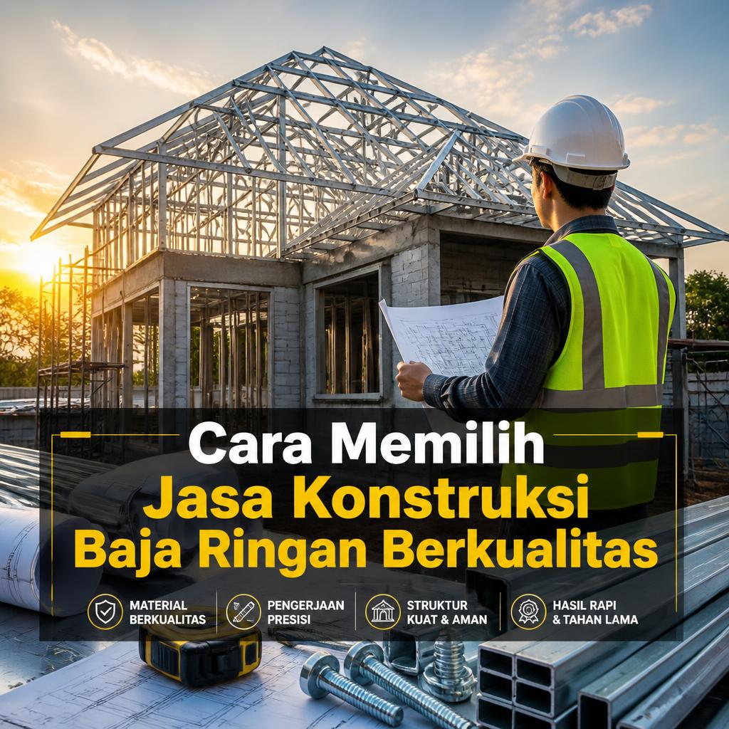 Cara Memilih Jasa Konstruksi Baja Ringan Berkualitas