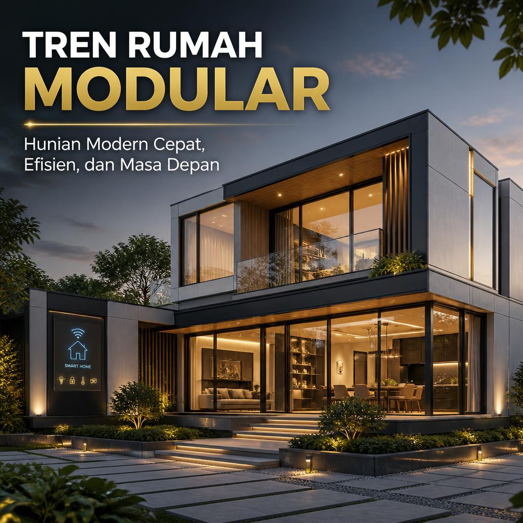 Tren Rumah Modular: Solusi Hunian Cepat, Efisien, dan Modern