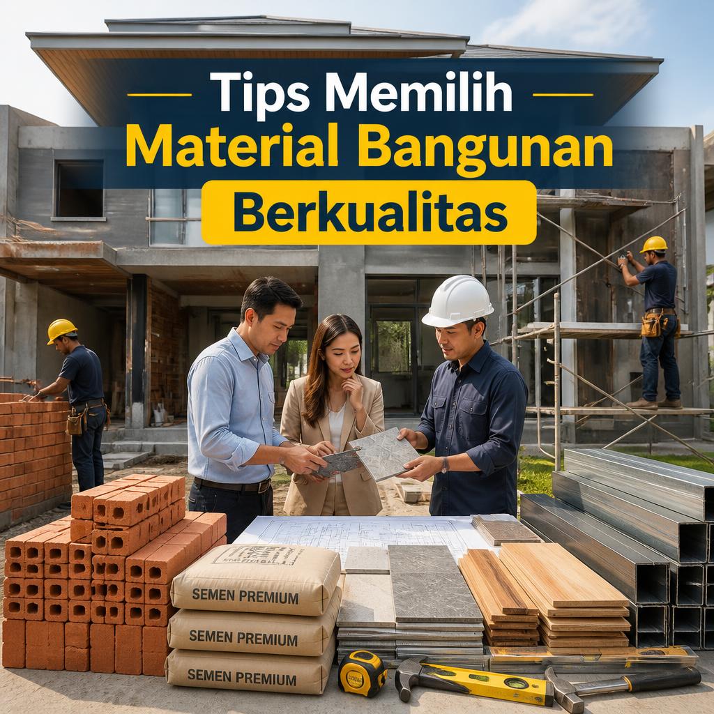 Tips Memilih Material Bangunan untuk Renovasi yang Berkualitas